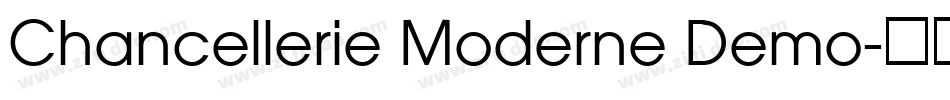 Chancellerie Moderne Demo字体转换